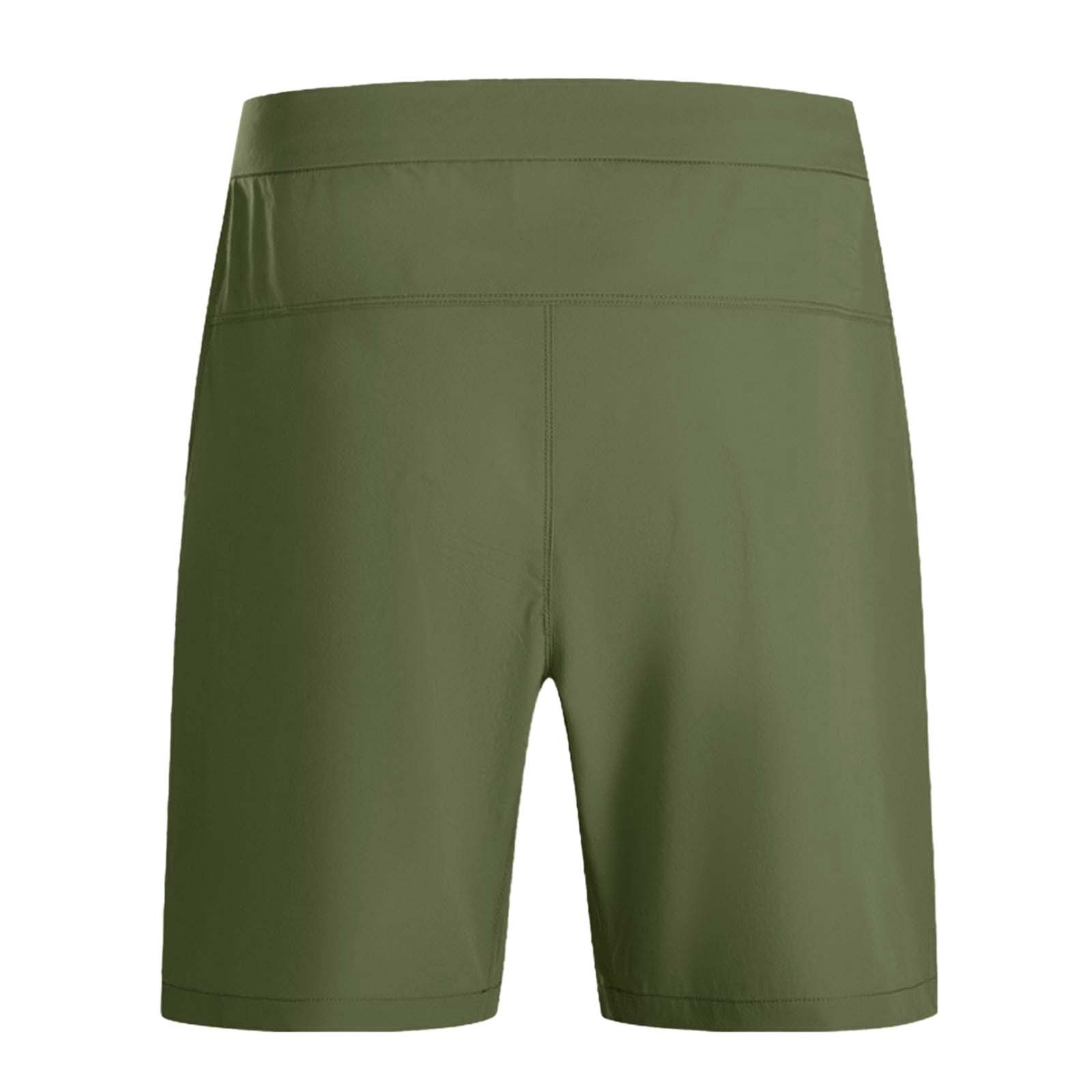 thumbnail image 5 of Pantalones deportivos de 3 cortes para hombre, para actividades al aire libre, de nailon y spandex ligeros, de secado rápido, con una longitud de 12,7 cm, para senderismo y actividades de ocio., 5 of 6
